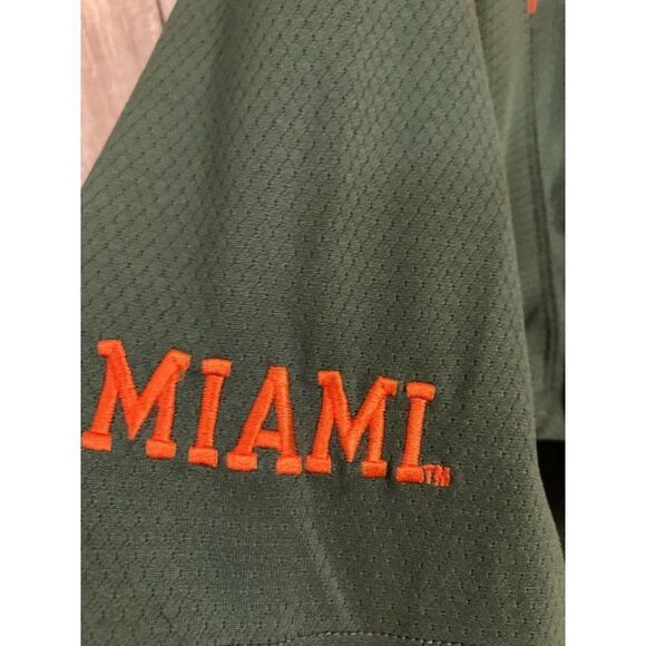 KNIGHTS APPAREL NCAA Miami Hurricanes College Football Polo Shirt Men's X-Large - Picture 9 of 9
